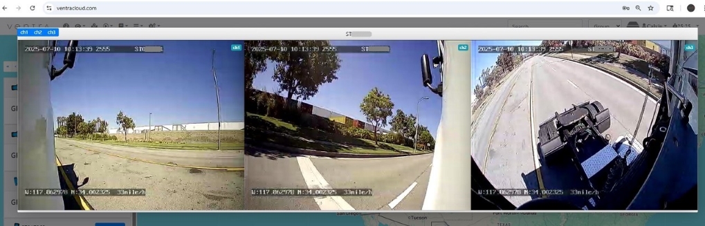 Fleet video telematics for logistics & delivery with multi-camera dashcam system